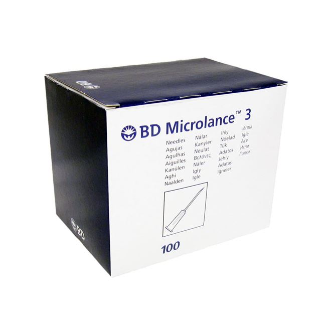 BD Microlance 3 Needles Brown 26G x 0.5" x100