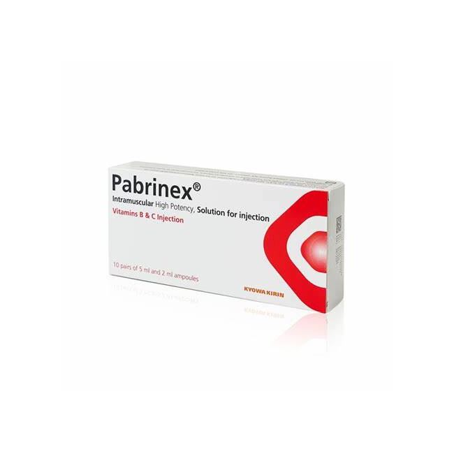 Pabrinex Inj IM high Potency Amp 5ml/2ml x 10 pairs