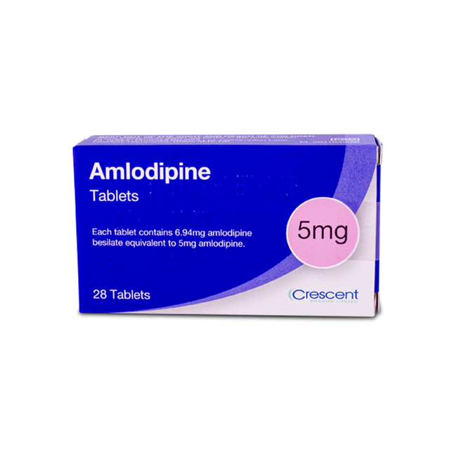 Amlodipine Tablets 5mg x 28