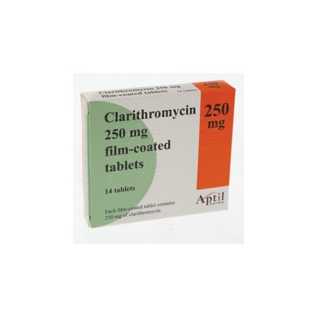 Clarithromycin tabs 250mg x 14