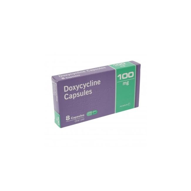 Doxycycline Caps 100mg x 8