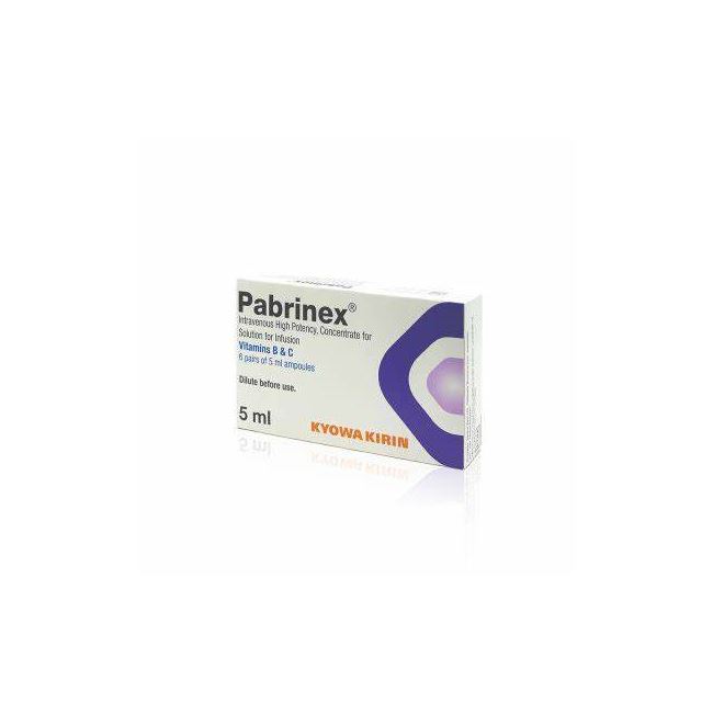 Pabrinex Inj IV high Potency Amp 5ml x 6 pairs