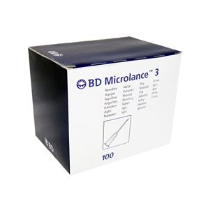 BD Microlance 3 Needles Orange 25G x 1" x100