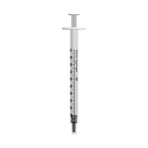 Reduced Dead Space Luer Slip 1ml Syringes x 100
