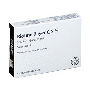Biotin 0.5% Box of 6 x 1ml