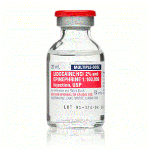 Xylocaine + Adrenalin Injection 2% 20ml x1