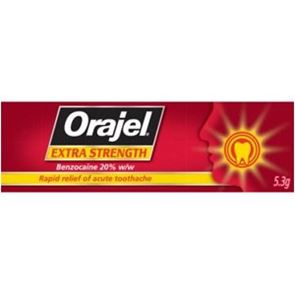 Orajel Dental Gel Extra Strength 5.3g